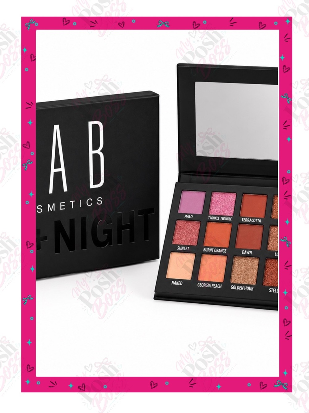 2/$40 KAB Cosmetics Day + Night Eyeshadow Palette - BNIB
